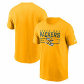 Green Bay Packers Primetime Helmet Essential T-Shirt Gold