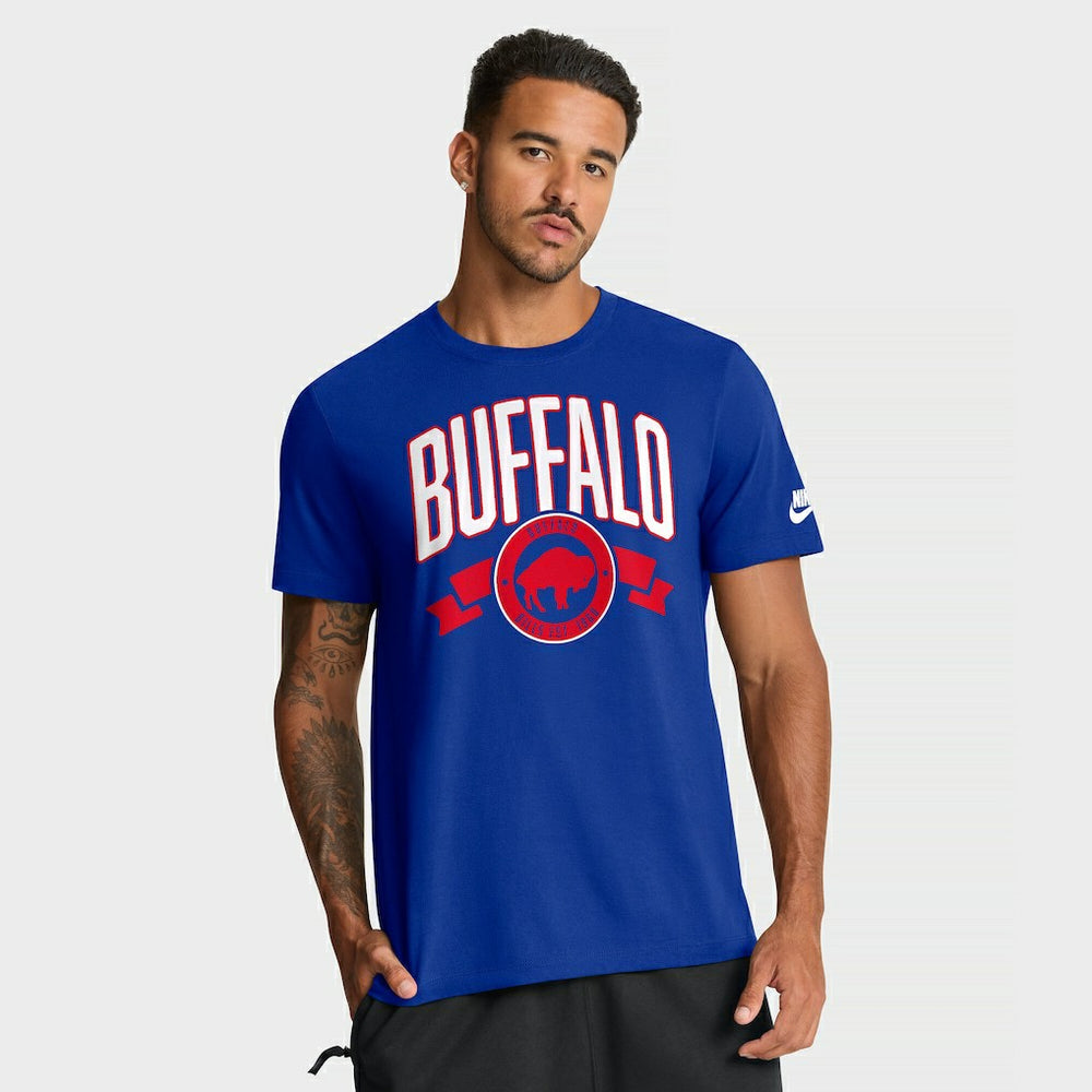 Buffalo Bills Rewind Front and Back Hit Essential T-Shirt Royal