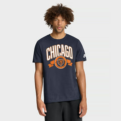 Chicago Bears Rewind Front and Back Hit Essential T-Shirt Navy