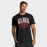 Atlanta Falcons Rewind Front and Back Hit Essential T-Shirt Black