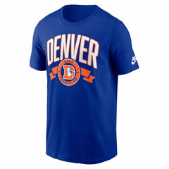 Denver Broncos Rewind Front and Back Hit Essential T-Shirt Royal