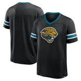 Jacksonville Jaguars Hometown Premium Hashmark V-Neck T-Shirt Black