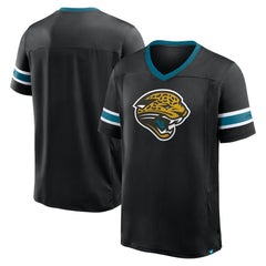 Jacksonville Jaguars Hometown Premium Hashmark V-Neck T-Shirt Black