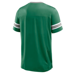 Philadelphia Eagles Hometown Premium Hashmark V-Neck T-Shirt Kelly Green