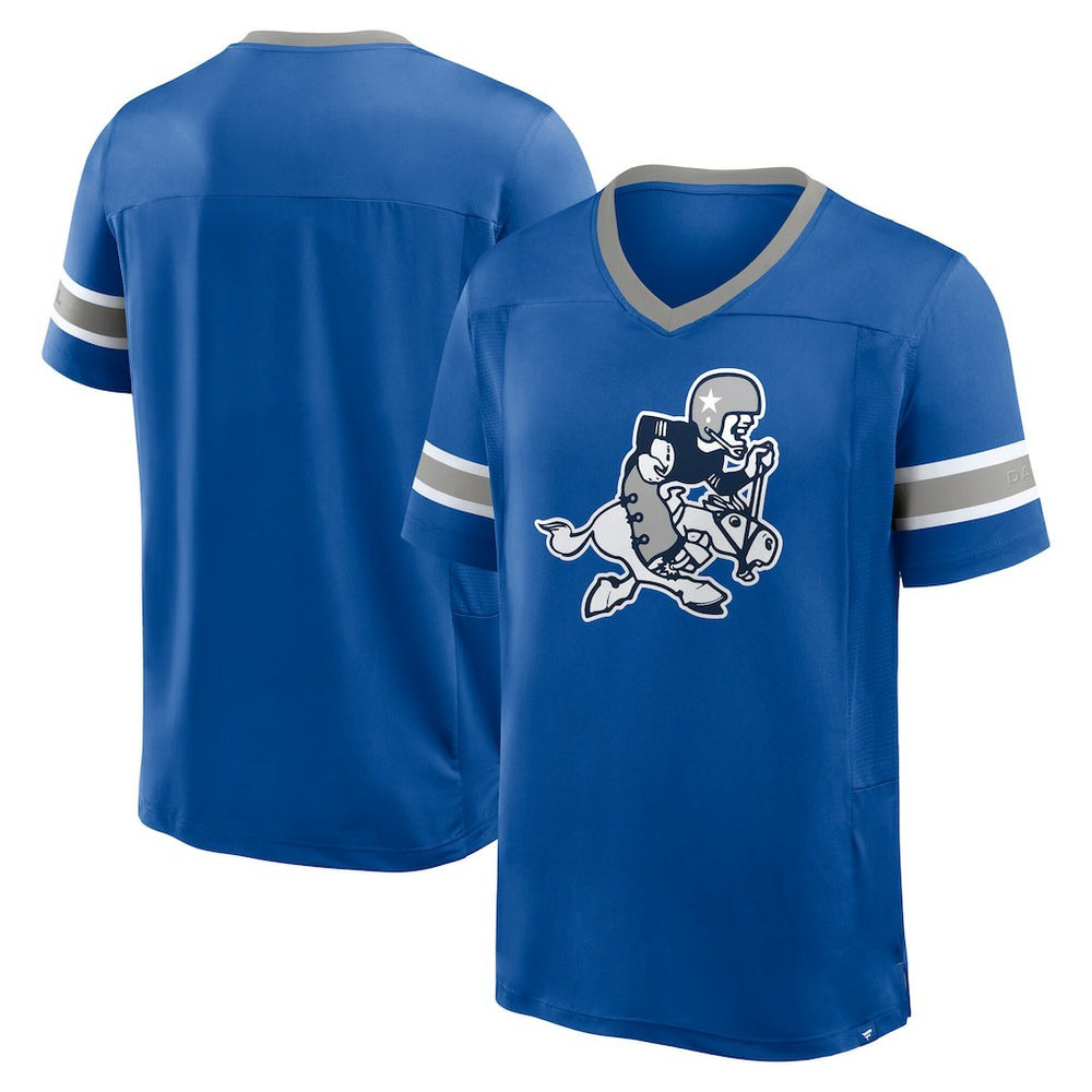Dallas Cowboys Hometown Premium Hashmark V-Neck T-Shirt Royal