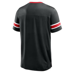 Atlanta Falcons Hometown Premium Hashmark V-Neck T-Shirt Black