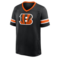 Cincinnati Bengals Hometown Premium Hashmark V-Neck T-Shirt Black