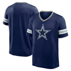 Dallas Cowboys Hometown Premium Hashmark V-Neck T-Shirt Navy