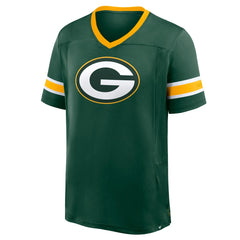 Green Bay Packers Hometown Premium Hashmark V-Neck T-Shirt Green