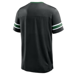 New York Jets Redzone Hashmark V-Neck T-Shirt Black