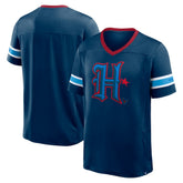 Houston Texans Redzone Hashmark V-Neck T-Shirt Navy