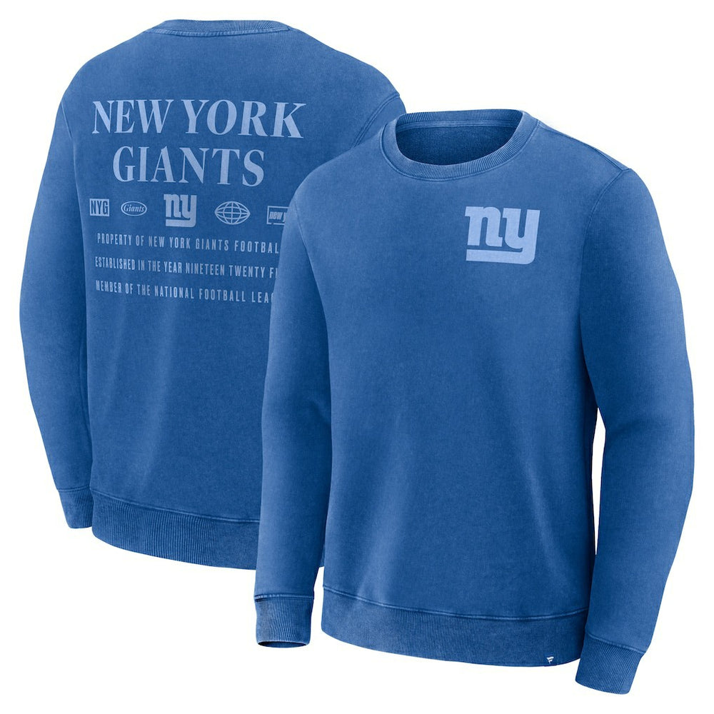 New York Giants Deep Route Pullover Sweatshirt Royal