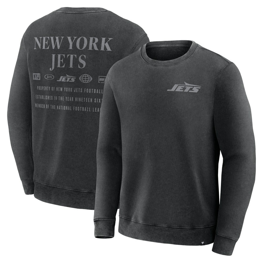 New York Jets Deep Route Pullover Sweatshirt Black