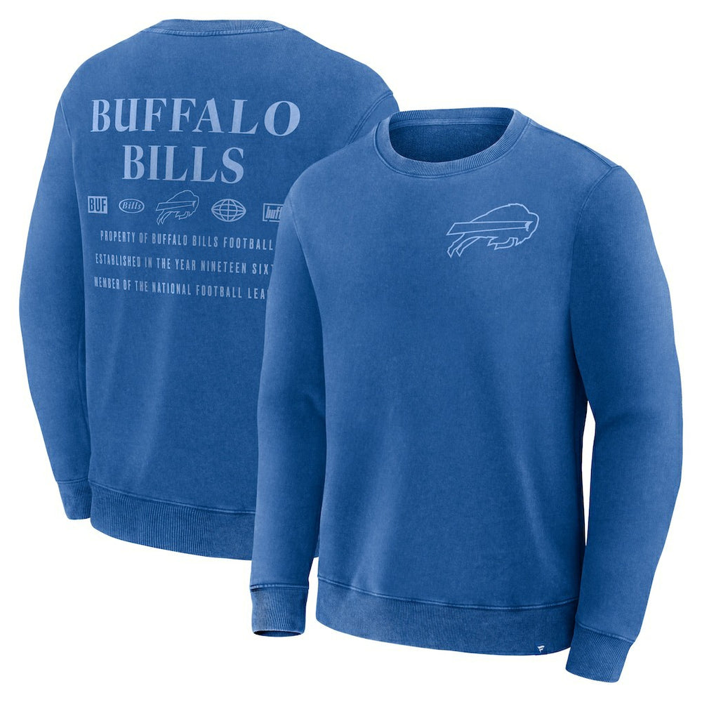 Buffalo Bills Deep Route Pullover Sweatshirt Royal