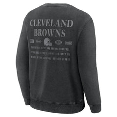 Cleveland Browns Deep Route Pullover Sweatshirt Black