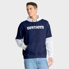 Dallas Cowboys Helmet Retro Pullover Hoodie Navy