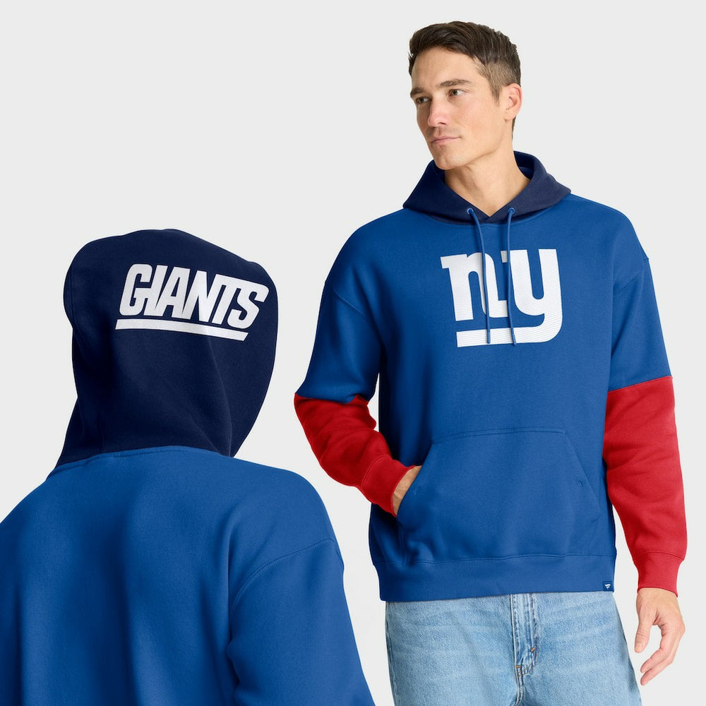 New York Giants Helmet Retro Pullover Hoodie Royal