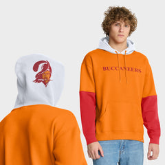Tampa Bay Buccaneers Helmet Retro Pullover Hoodie Tan