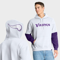 Minnesota Vikings Helmet Alt Pullover Hoodie White