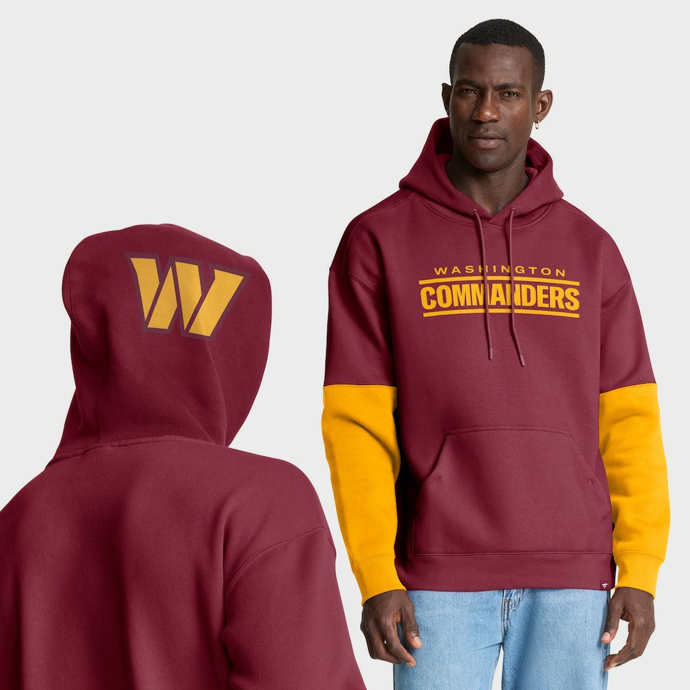 Washington Commanders Helmet Pullover Hoodie Burgundy