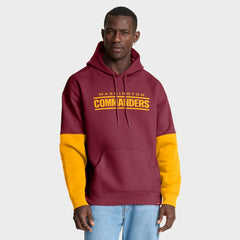 Washington Commanders Helmet Pullover Hoodie Burgundy