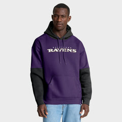 Baltimore Ravens Helmet Pullover Hoodie Purple