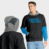 Carolina Panthers Helmet Pullover Hoodie Black
