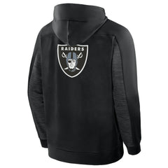 Las Vegas Raiders Checkdown Pass Full-Zip Hoodie Black
