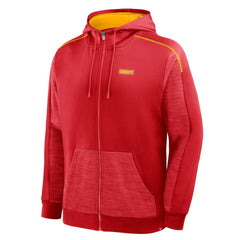 Kansas City Chiefs Checkdown Pass Full-Zip Hoodie Red
