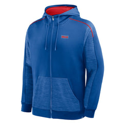 Buffalo Bills Checkdown Pass Full-Zip Hoodie Royal