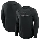 San Francisco 49ers Coverage Scheme Long Sleeve T-Shirt Black