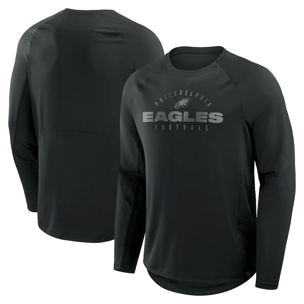 Philadelphia Eagles Coverage Scheme Long Sleeve T-Shirt Black