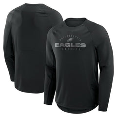 Philadelphia Eagles Coverage Scheme Long Sleeve T-Shirt Black
