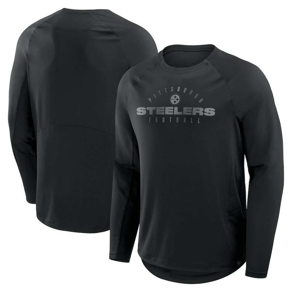 Pittsburgh Steelers Coverage Scheme Long Sleeve T-Shirt Black