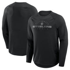Pittsburgh Steelers Coverage Scheme Long Sleeve T-Shirt Black