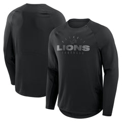 Detroit Lions Coverage Scheme Long Sleeve T-Shirt Black