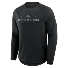 Denver Broncos Coverage Scheme Long Sleeve T-Shirt Black