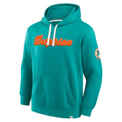 Miami Dolphins New Horizons Heritage Pullover Hoodie Aqua