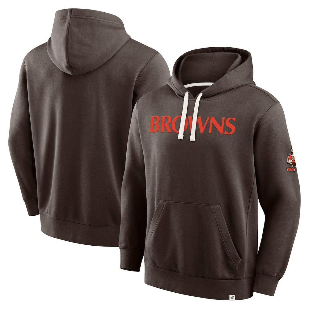 Cleveland Browns New Horizons Heritage Pullover Hoodie Brown