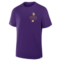Minnesota Vikings Passing Pocket Legacy T-Shirt Purple