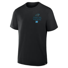 Carolina Panthers Passing Pocket Legacy T-Shirt Black