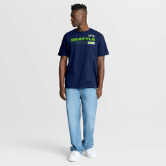 Seattle Seahawks Chop Block Legacy T-Shirt College Navy