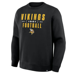 Minnesota Vikings Powerful Throw Legacy Pullover Sweatshirt Black