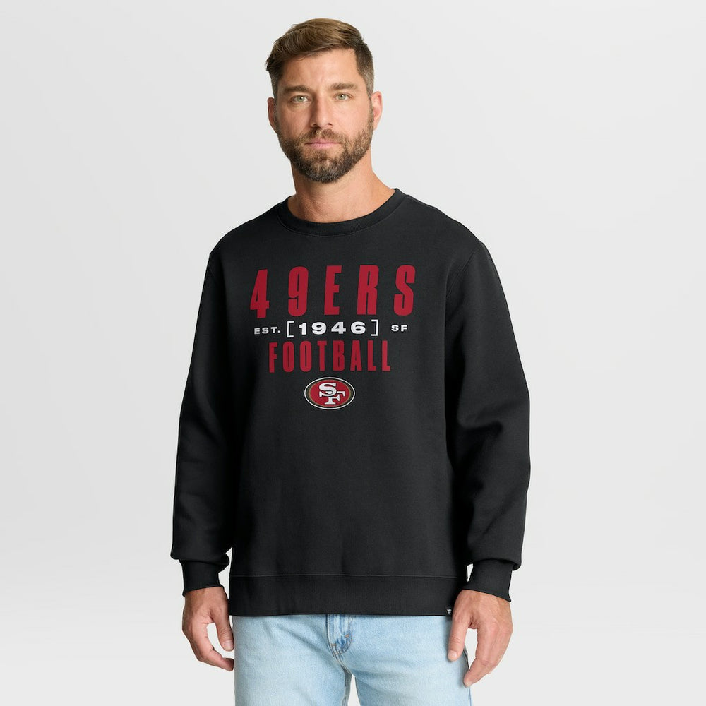 San Francisco 49ers Powerful Throw Legacy Pullover Sweatshirt Black