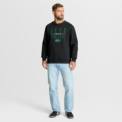 New York Jets Powerful Throw Legacy Pullover Sweatshirt Black