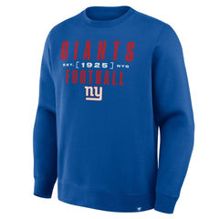 New York Giants Powerful Throw Legacy Pullover Sweatshirt Royal