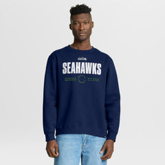 Seattle Seahawks Direct Handoff Legacy Pullover Sweatshirt College Navy