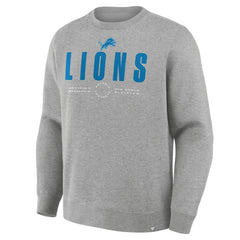 Detroit Lions Direct Handoff Legacy Pullover Sweatshirt Heather Gray
