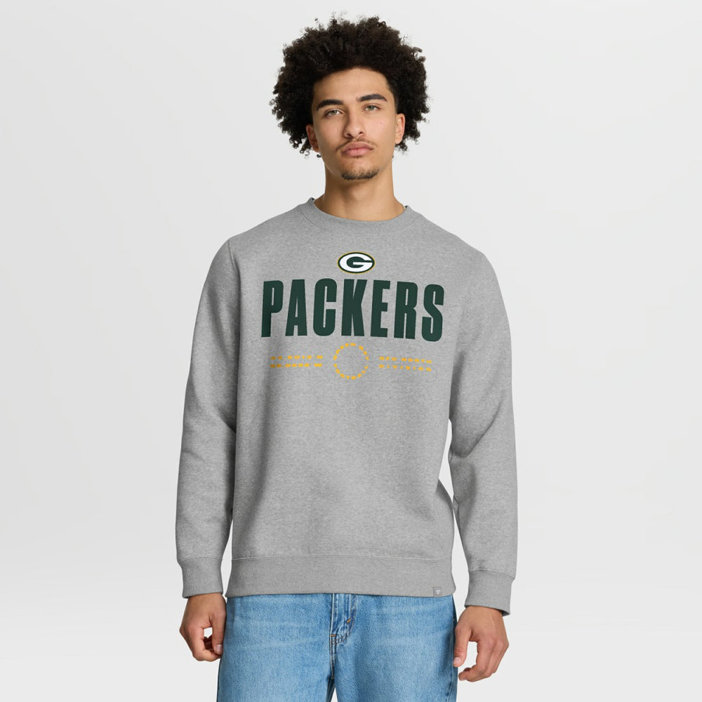 Green Bay Packers Direct Handoff Legacy Pullover Sweatshirt Heather Gray