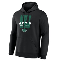 New York Jets Right Tackle Legacy Pullover Hoodie - Black